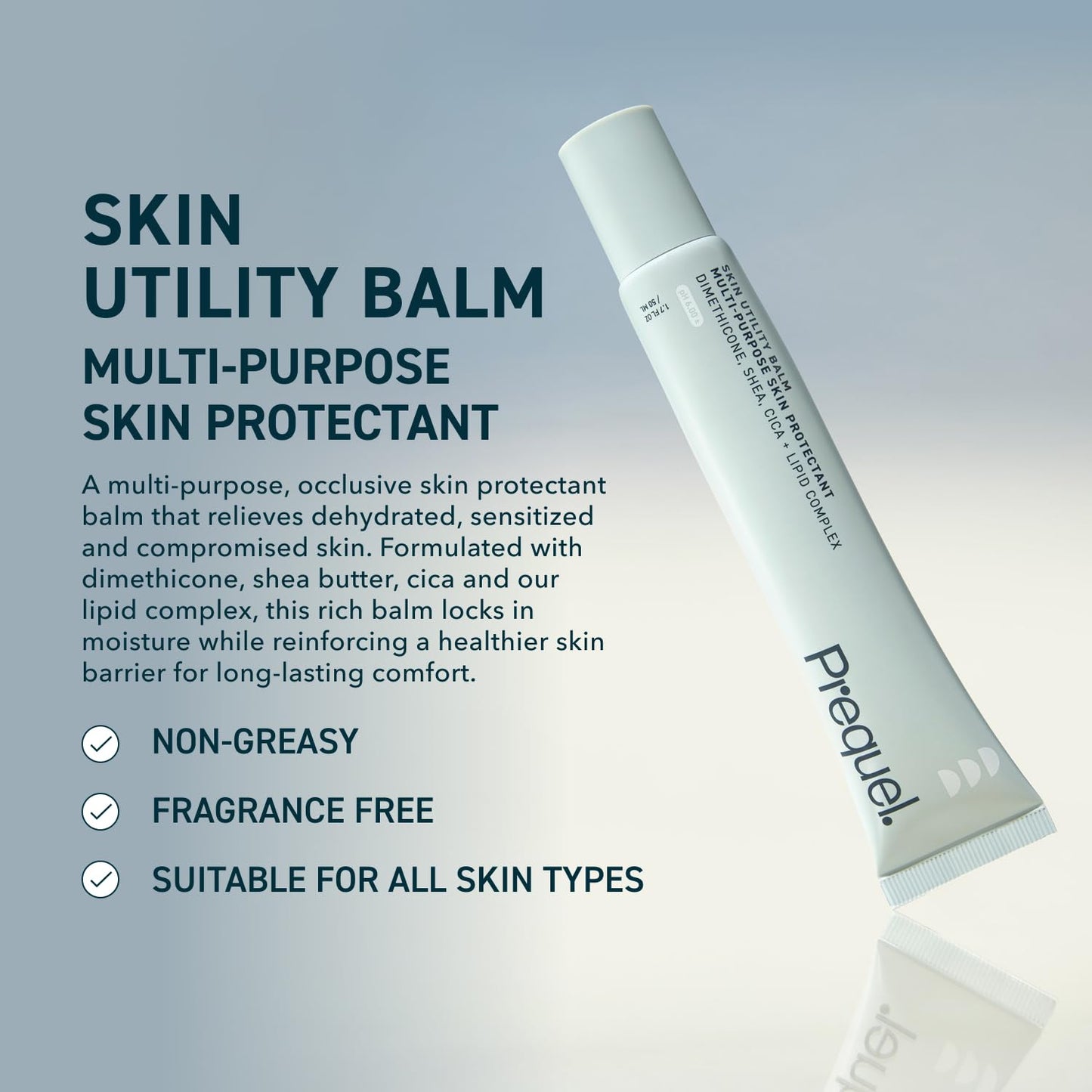 Prequel Skin Utility Gel + Utility Balm Moisturizer Bundle