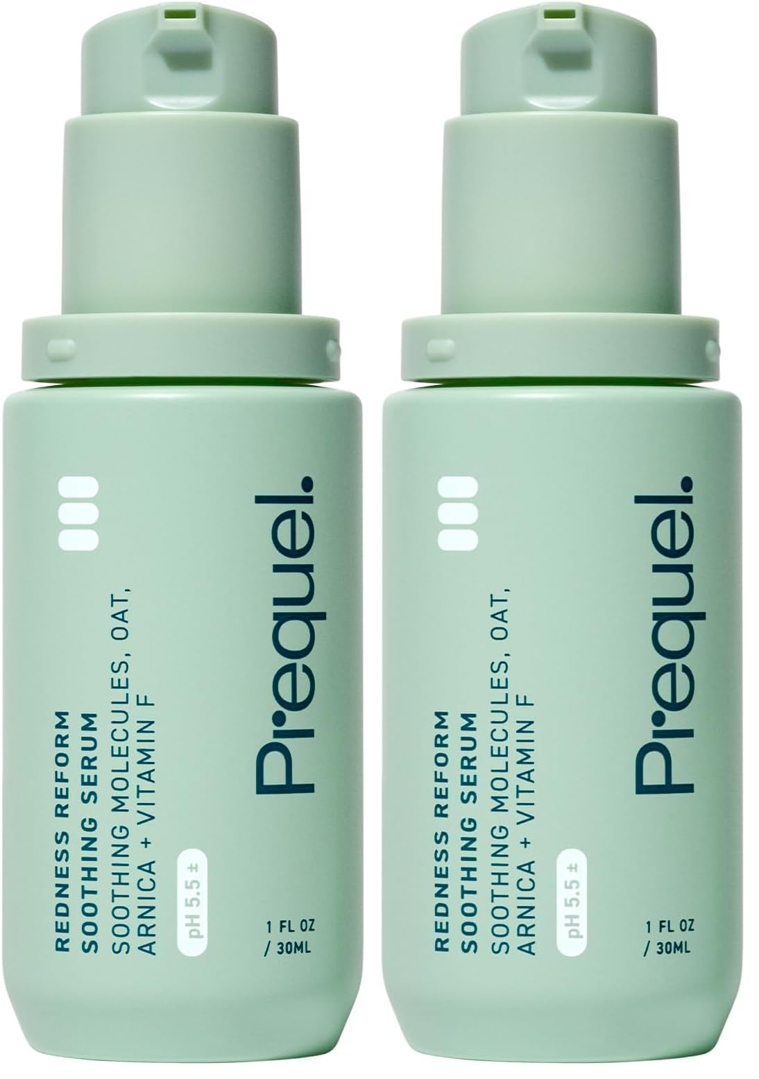 Prequel Skin Redness Reform, Calming Serum for Face. Advanced Clinical Optical Corrector for Redness and Discomfort. Soothing Face Serum with Oat Extract for Sensitive Skin. 1oz Pump (Pack of 2)