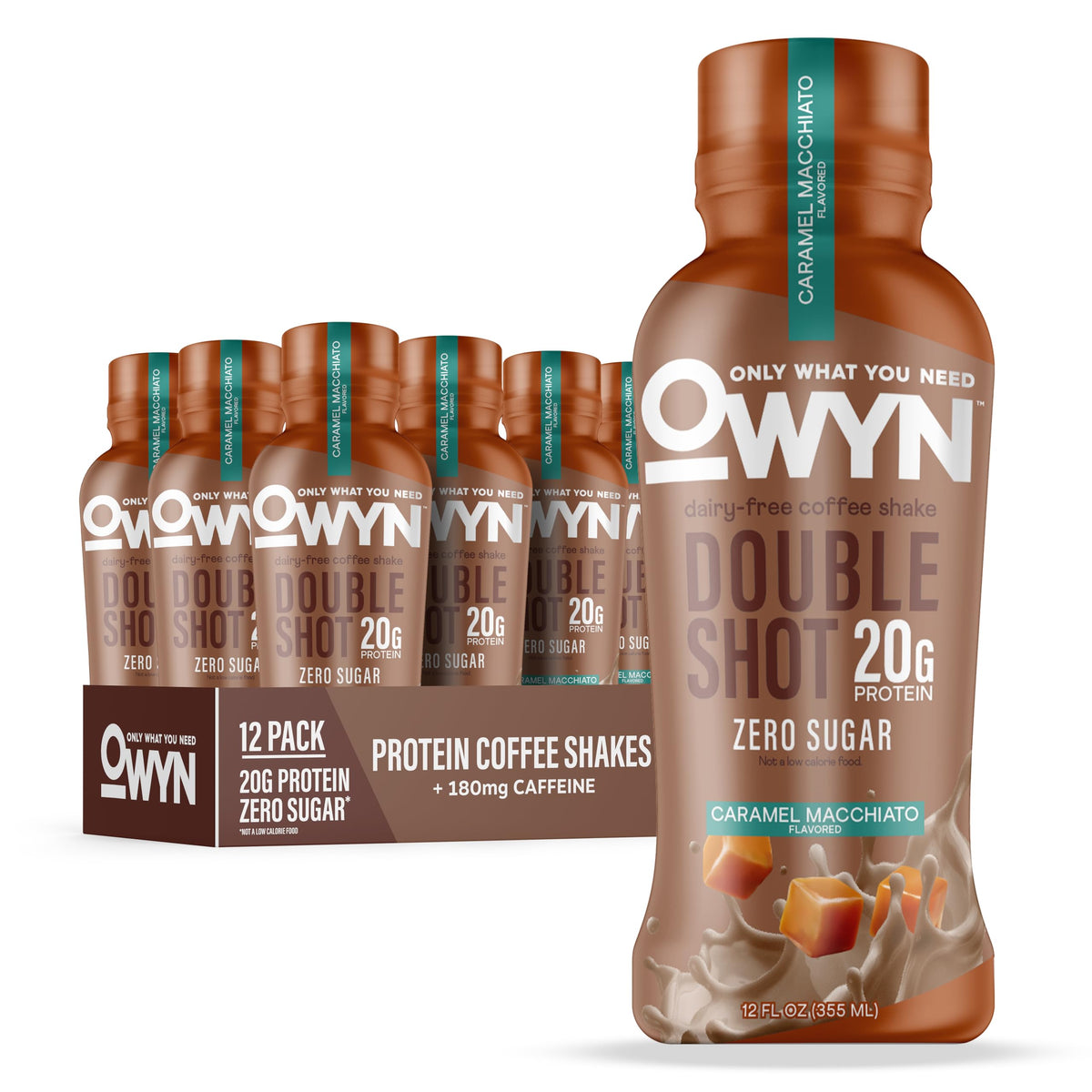 OWYN Only What You Need Mocha Latte Flavored 20g Protein Shake, 12 Ct